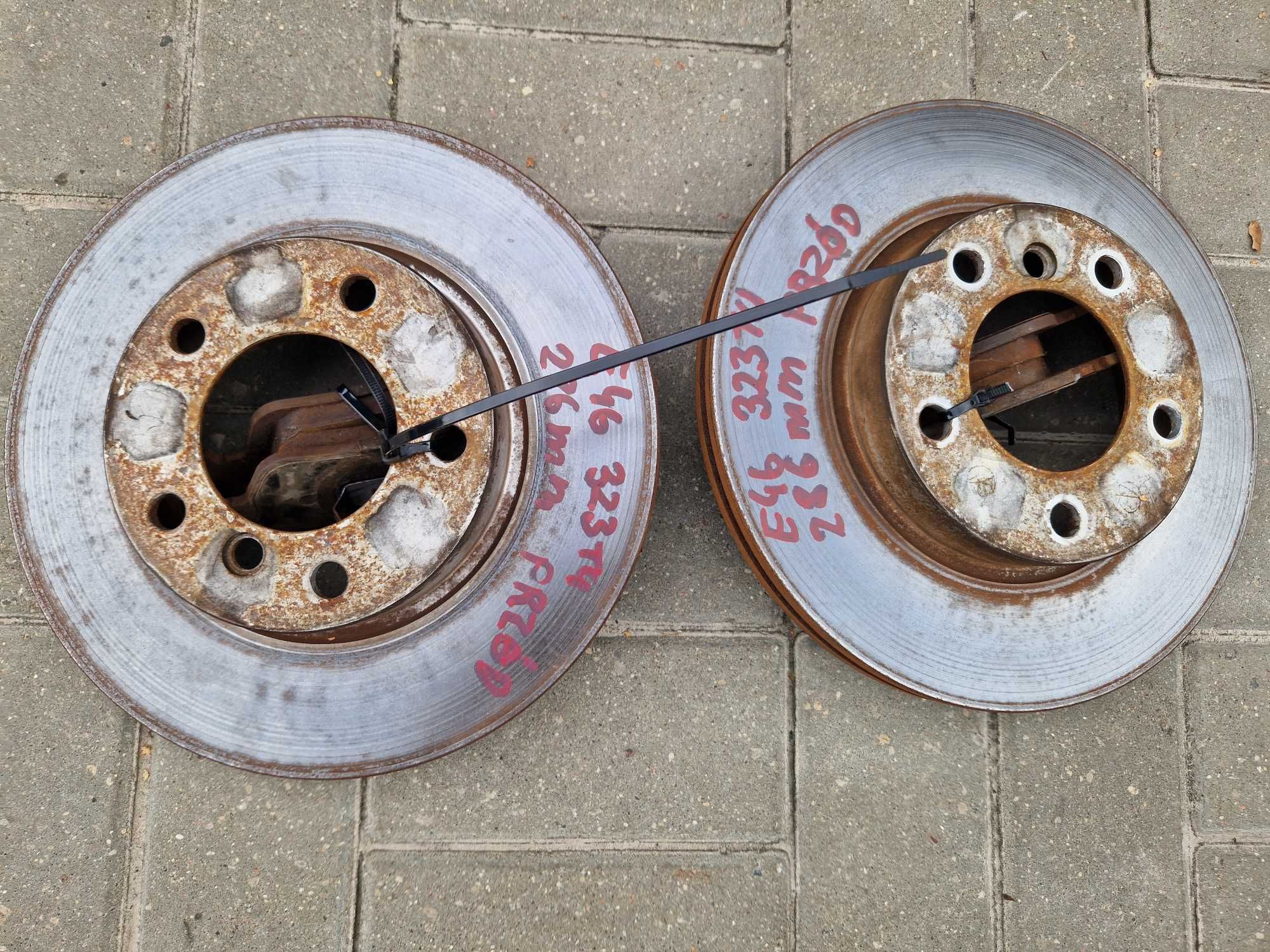 BMW 3 E46 323i 328i Tarcze Hamulcowe Przód 286mm Klocki KPL BDB