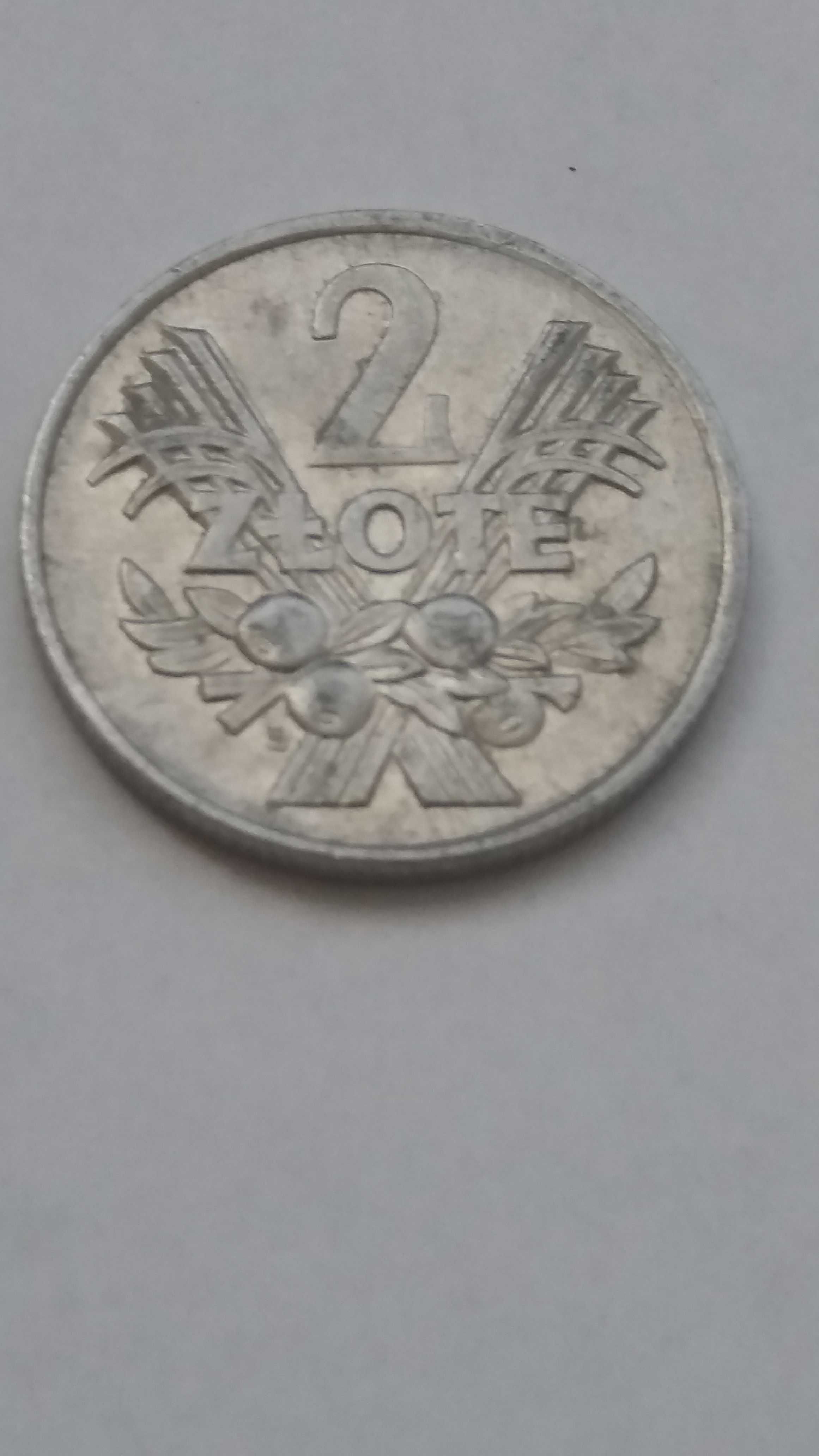 Xw M778, stara moneta PRL 2 złote 1970 Polska Bardzo ładna