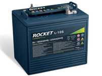 Akumulatory trakcyjne Rocket l 105 225ah 6szt komplet wózki golfowe me