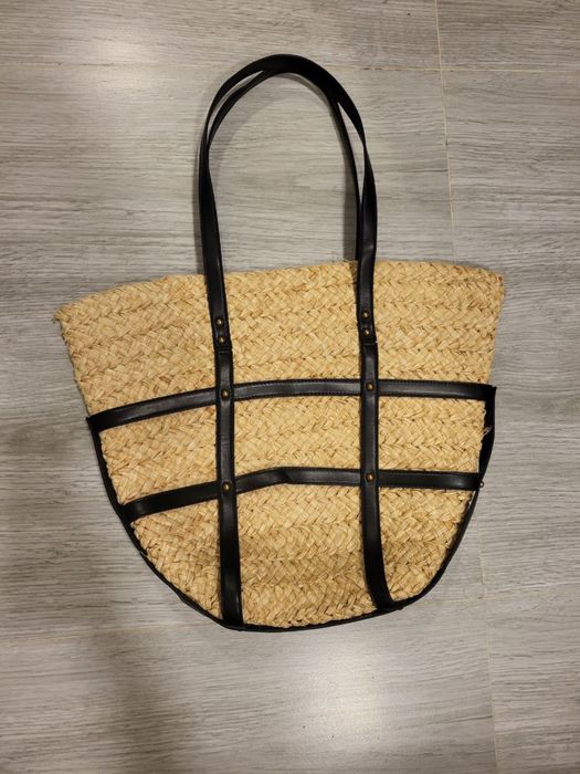 Saint Laurent солом’яна сумочка