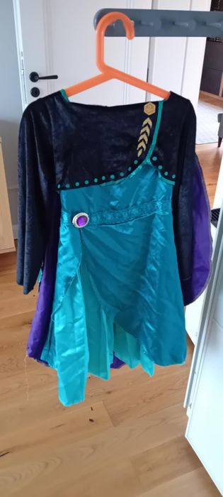 Stroj przebranie karnawał Anna Frozen dla dziewczynki 110