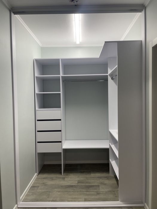 Гардеробна, Індивідуальні розміри. Швидко