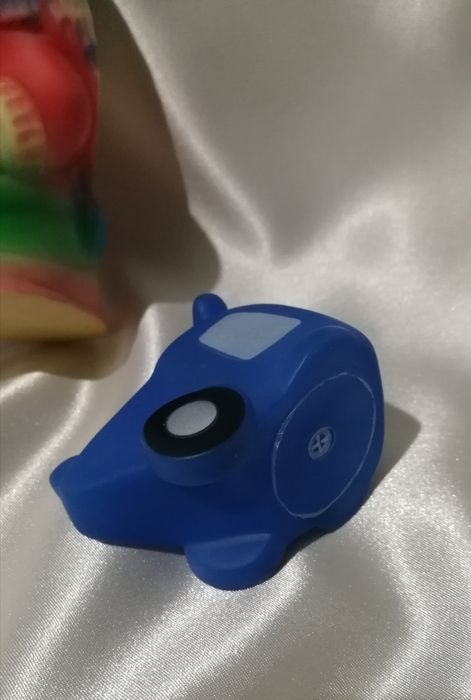 Гномик и Вертолет. Резиновые игрушки.