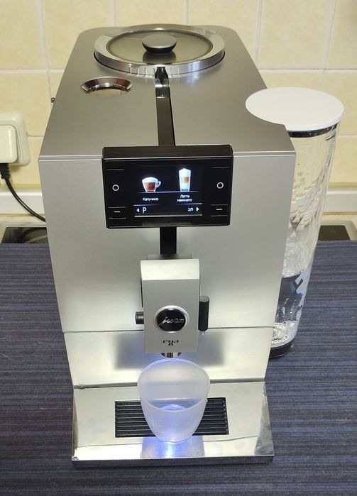 Jura Ena 8 Piano Silver White Кавомашина