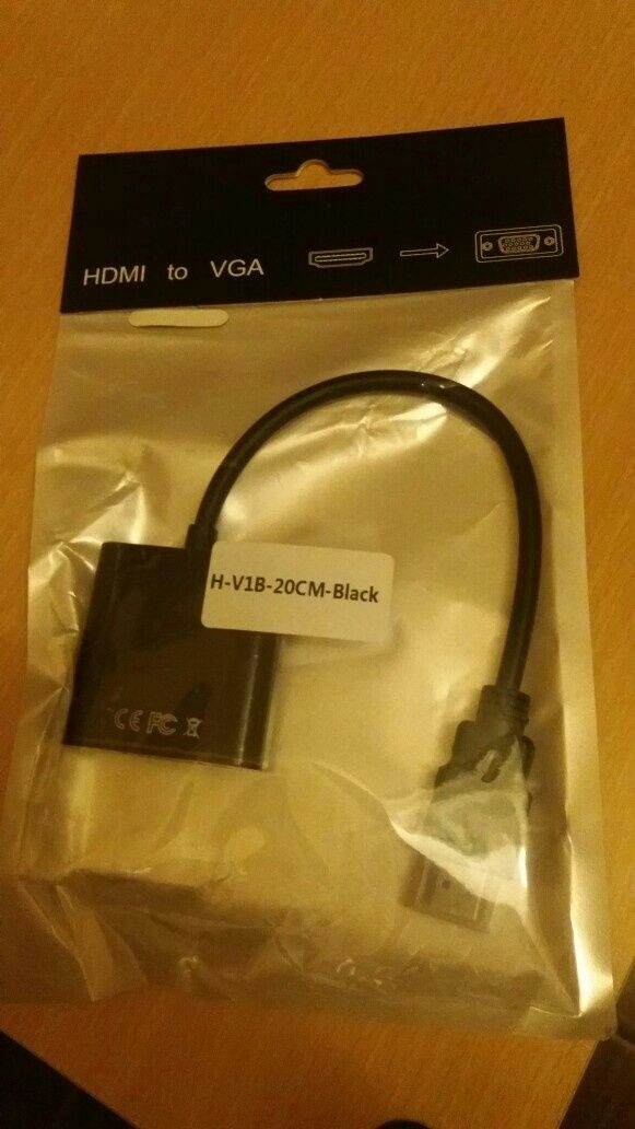 Przejściówka z HDMI na VGA Nowa