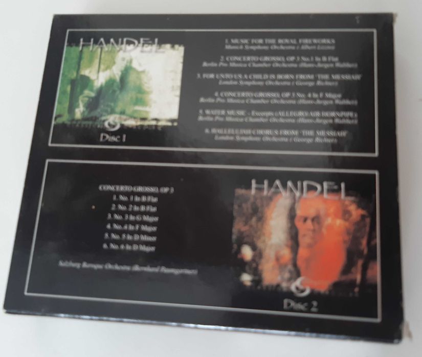 Caixa Dois CDs Originais HANDEL Classical Spectacular