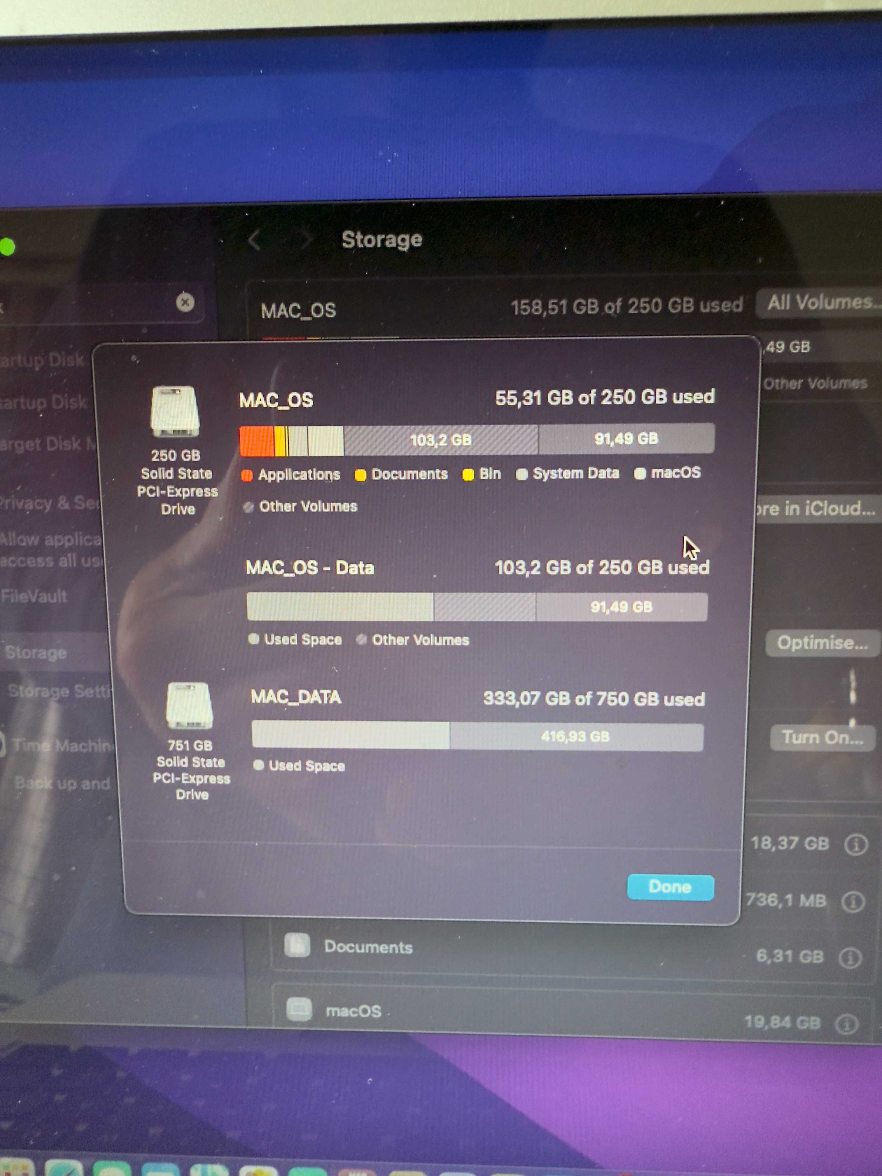 Apple Macbook Air 13'|i7 Core|8GB RAM|1TB SSD|Model A1466|Ano 2013
