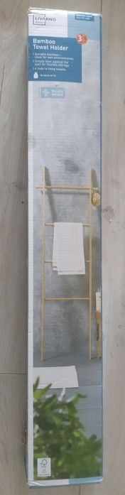 Bambusowy uchwyt na recznik