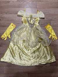Сукня принцеса бель 5-6 років зріст 110-116