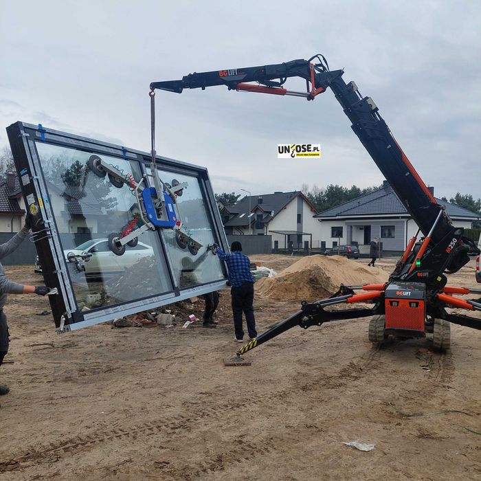pająk okien mini żuraw BG-lift M250 przyssawka dźwig miniżuraw