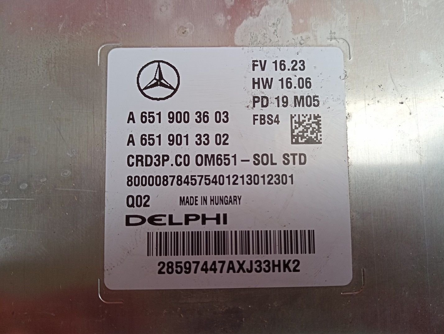 Блок ЄБУ Спринтер 907 Sprinter W907 БУ двигателя OM651 Мозги мотор