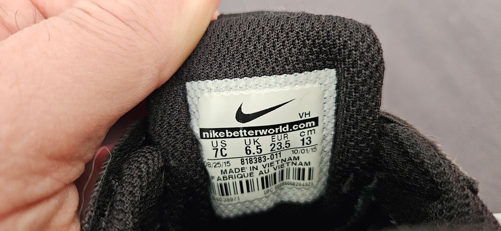 Buty Nike czarne dziecięce