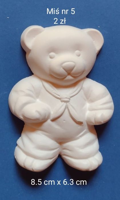 Gipsowe MISIE do malowania 15 sztuk