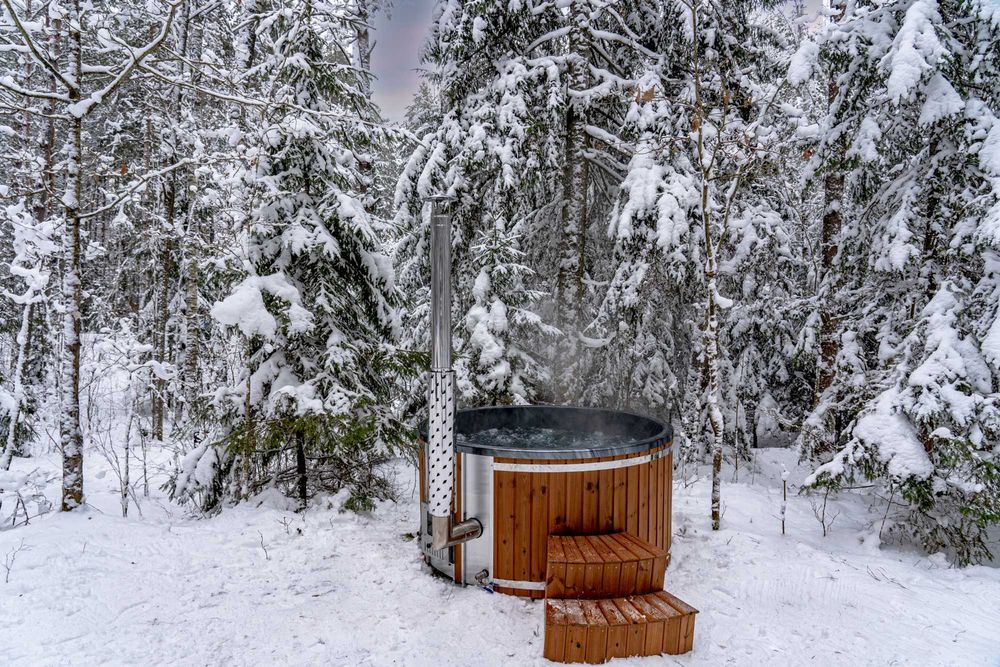 Balia ogrodowa Premium | gorąca beczka ruska bania hot tube jacuzzi