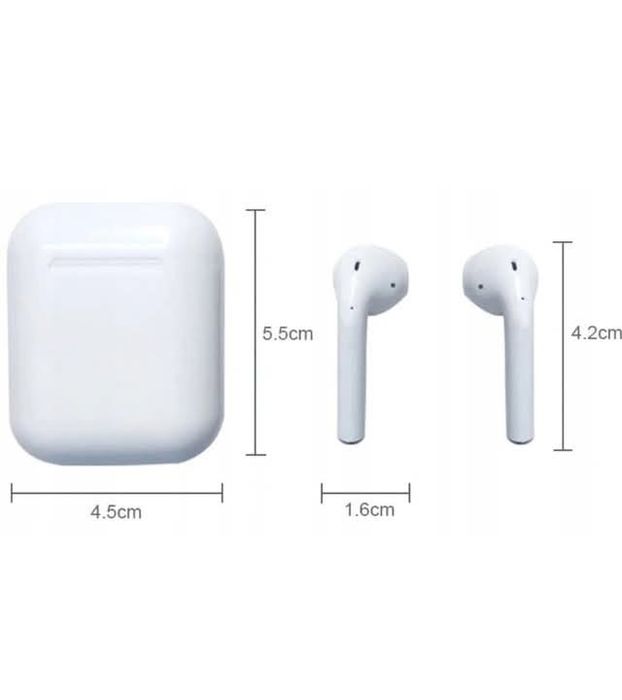 Słuchawki Bezprzewodowe Douszne Bt 190 I13 Białe Dokanałowe