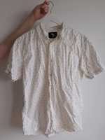 Biała koszula we wzory, Cedar Wood State, rozmiar M