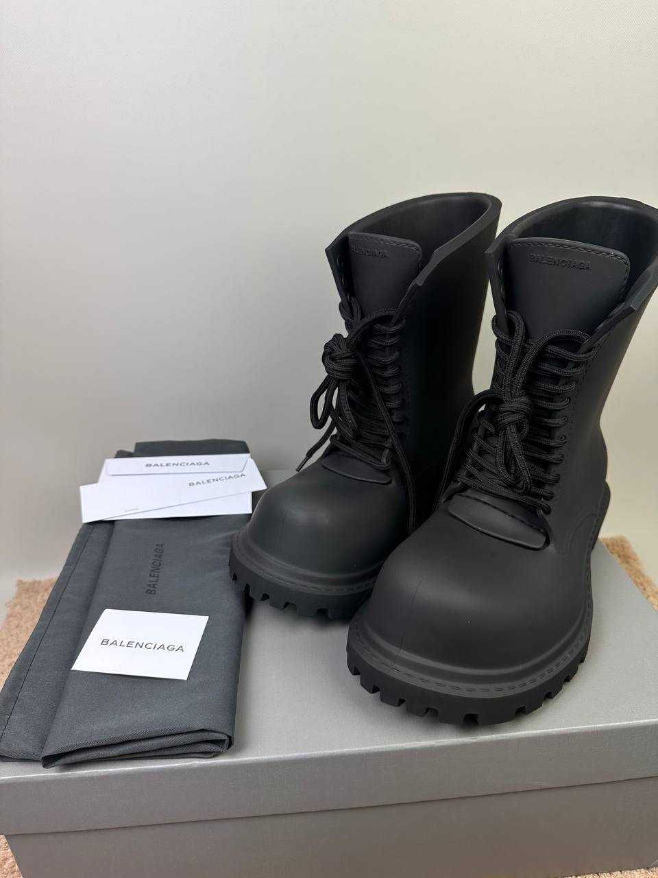 Ботинки Balenciaga Steroid Boot in Black баленсиага стероид