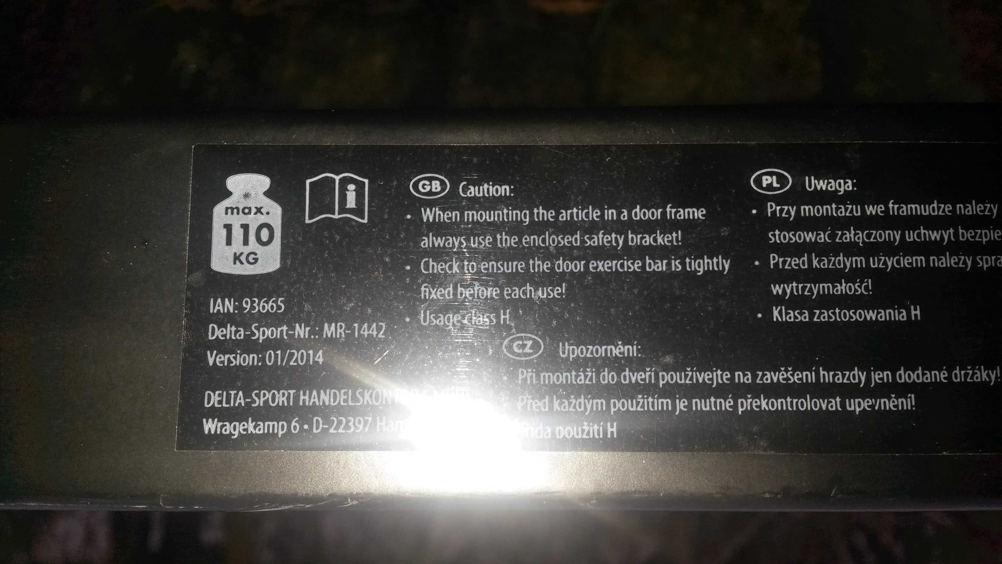Przyrząd sportowy DELTA-SPORT MR-1442 Wielofunkcyjny przyrząd ćwiczeń