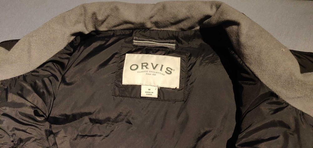 Kamizelka puchowa Orvis, wędkarska i nie tylko.