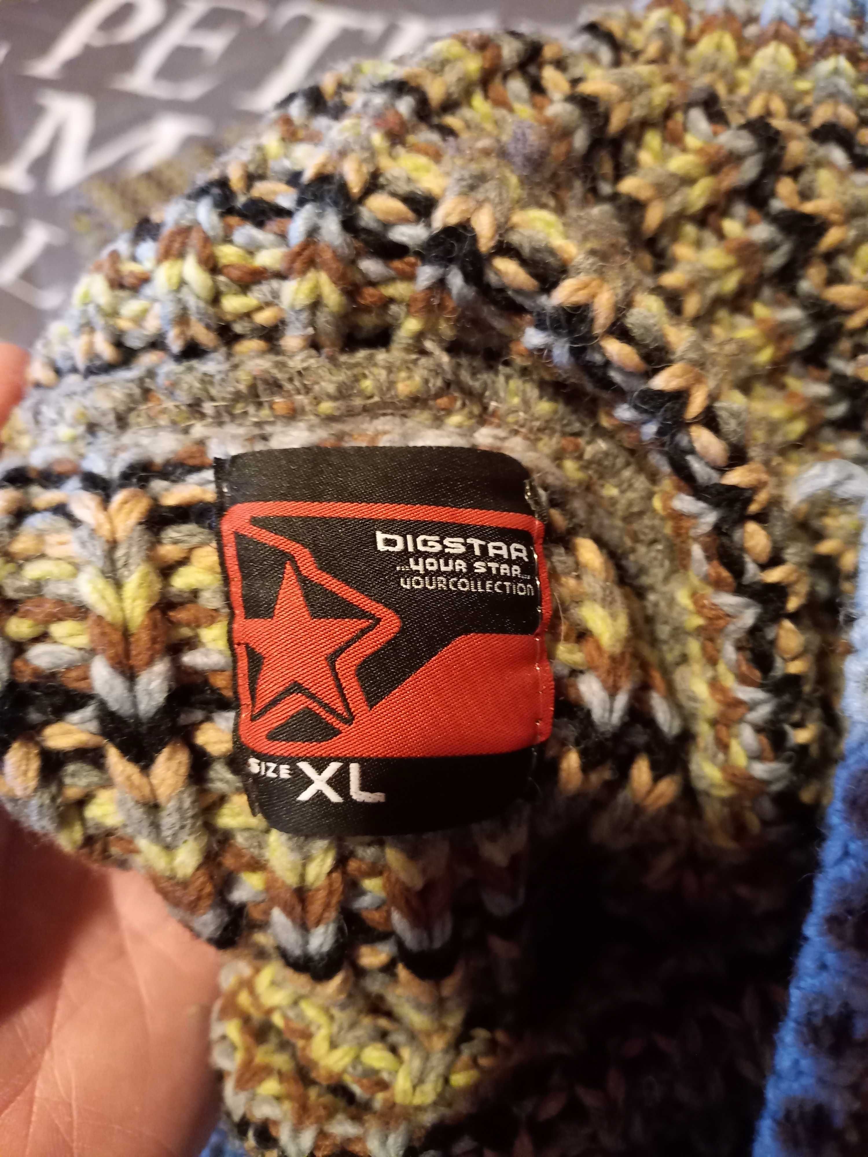 Sweter zimowy Big Star stan bdb roz.XL