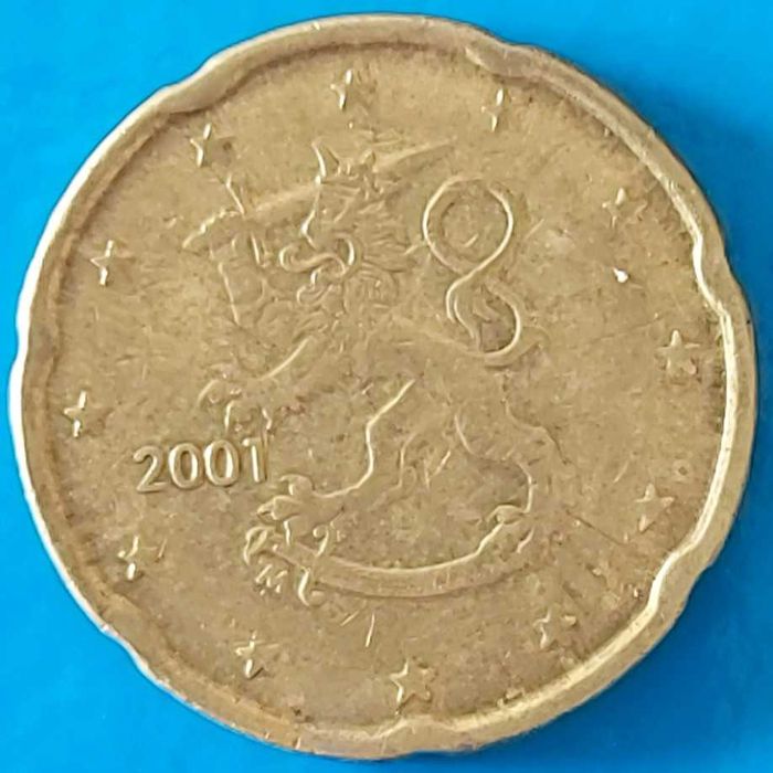 20 Cêntimos de 2001 da Finlândia