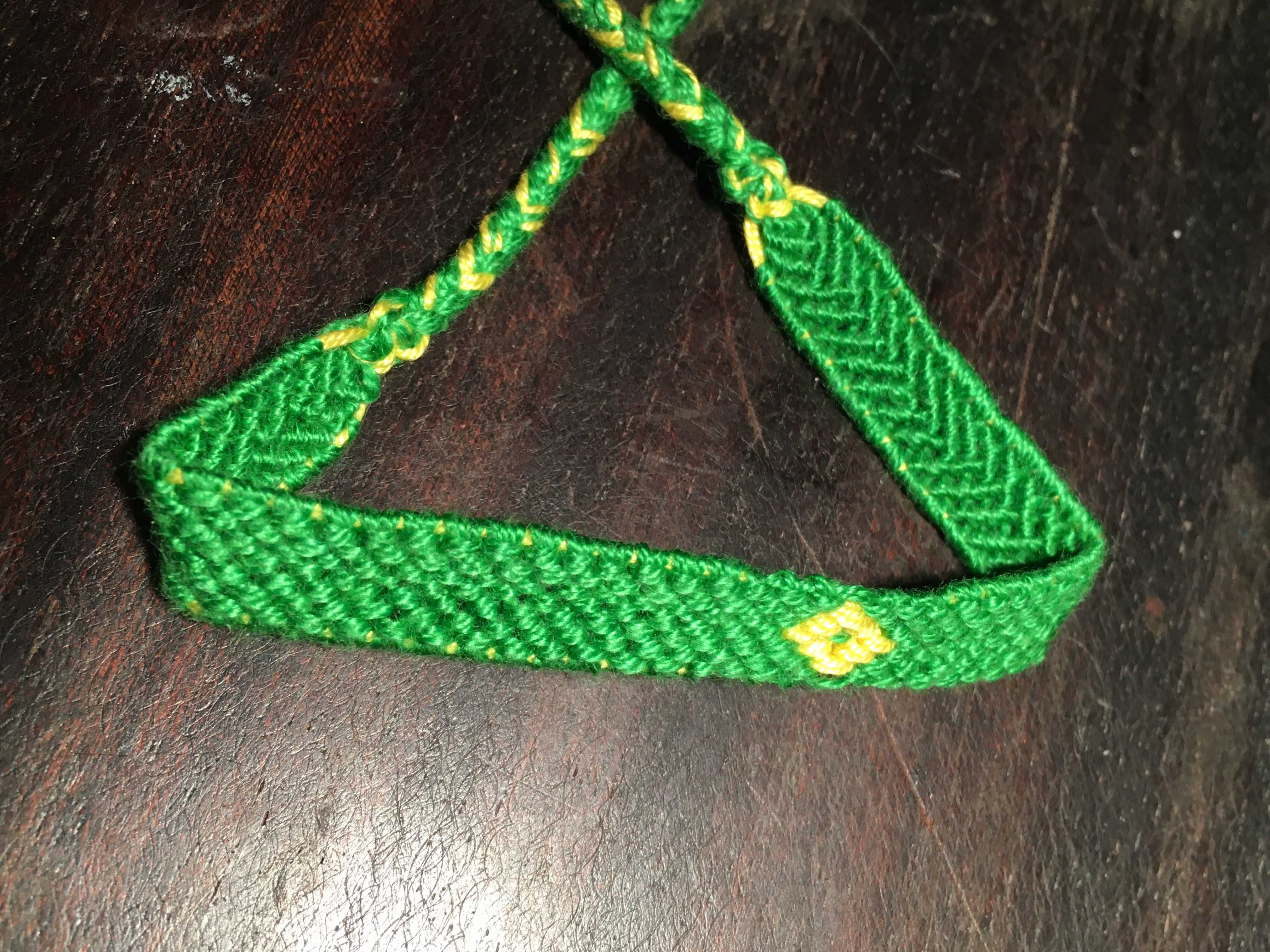 Pulseira da sorte bandeira Brasil