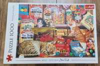 Puzzle 1000 Trefl kompletne koty kotki premium