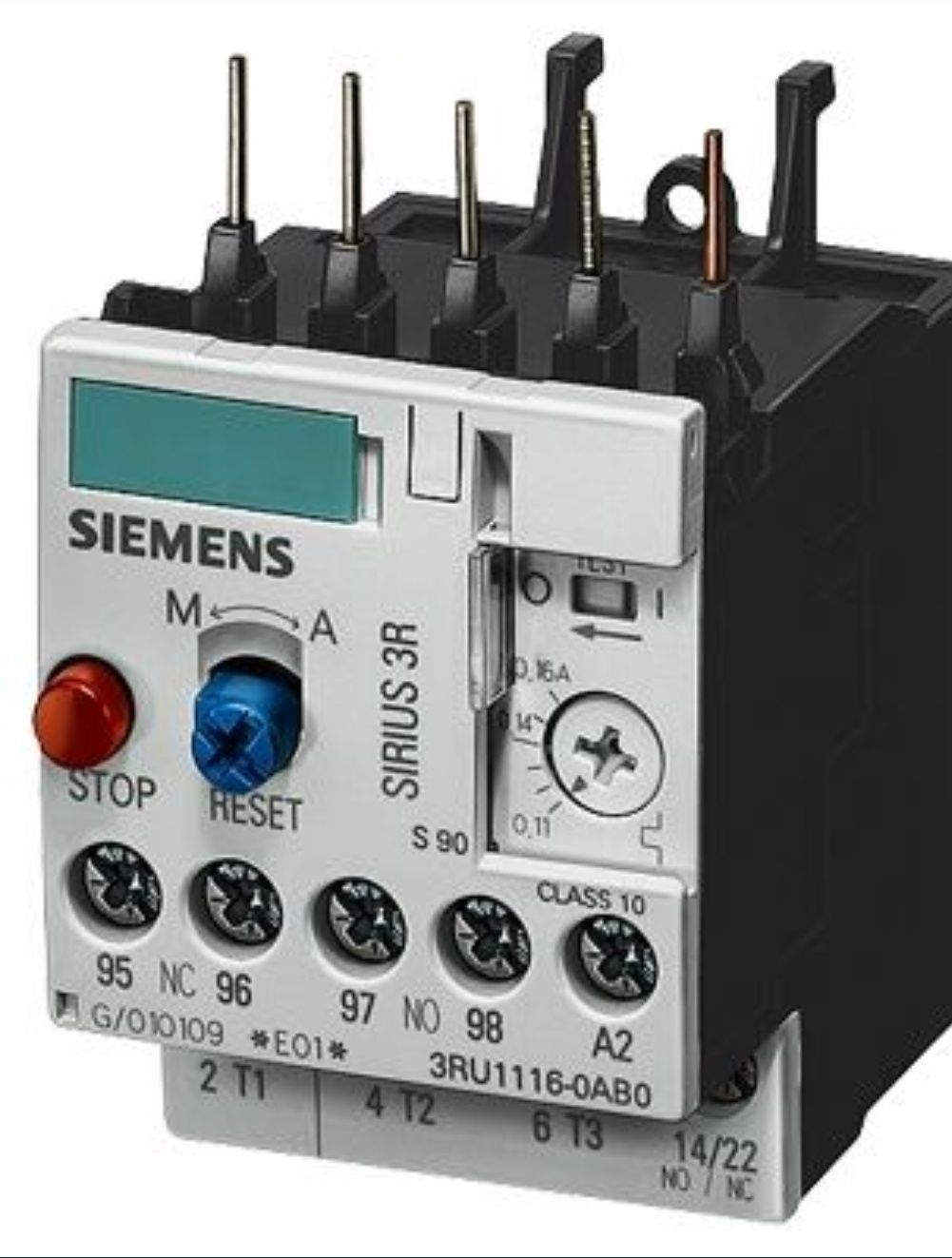 Тепловое реле перегрузки Siemens sirius 3RU1116-0EB0
