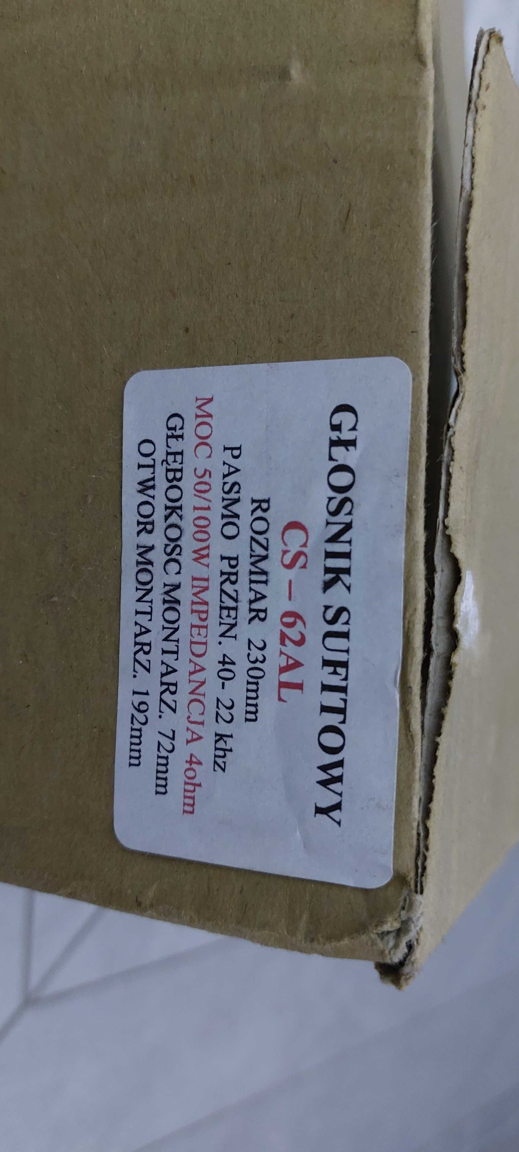 Głośnik sufitowy podtynkowy. Nowy.
