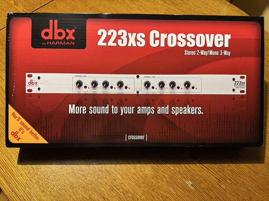 Crossover dbx 223xs - nowy - 2 szt.