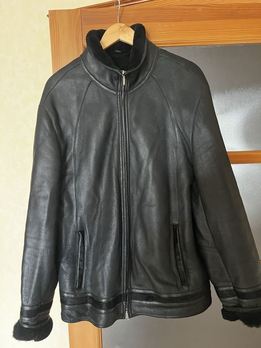 Мужская натуральная дубленка