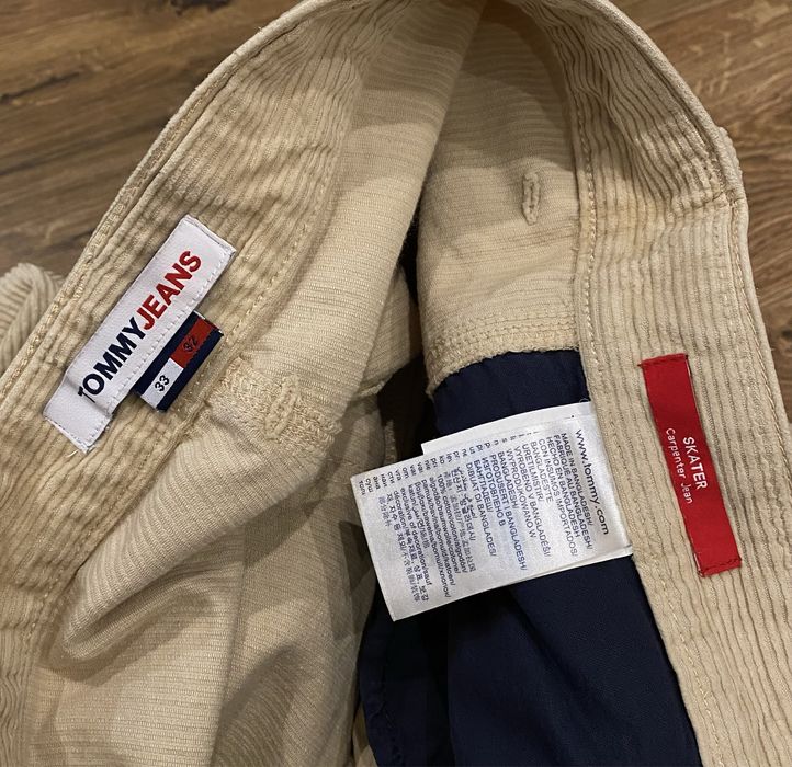 Tommy Hilfiger Corduroy Carpenter Scater Pants Хилфигер штаны скейтер