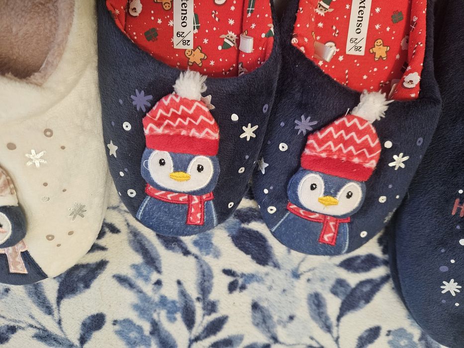 Набір новорічних тапочок для всієї родини, фемілі лук