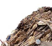 Recykling drewna poużytkowego, np: palety, karpina, płyta mdf, sklejka