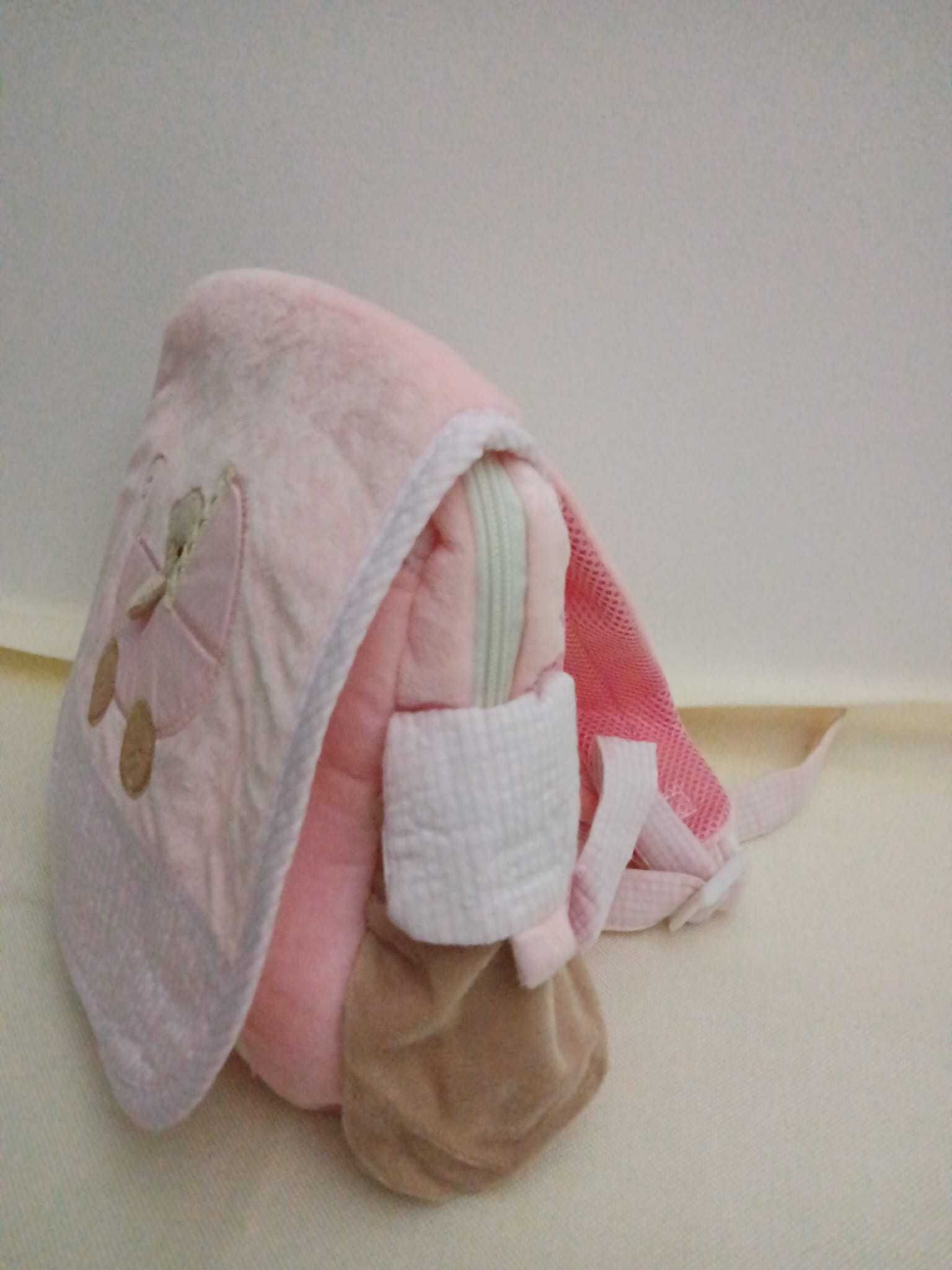 Mochila em veludo para bebé - Artigos NOVOS