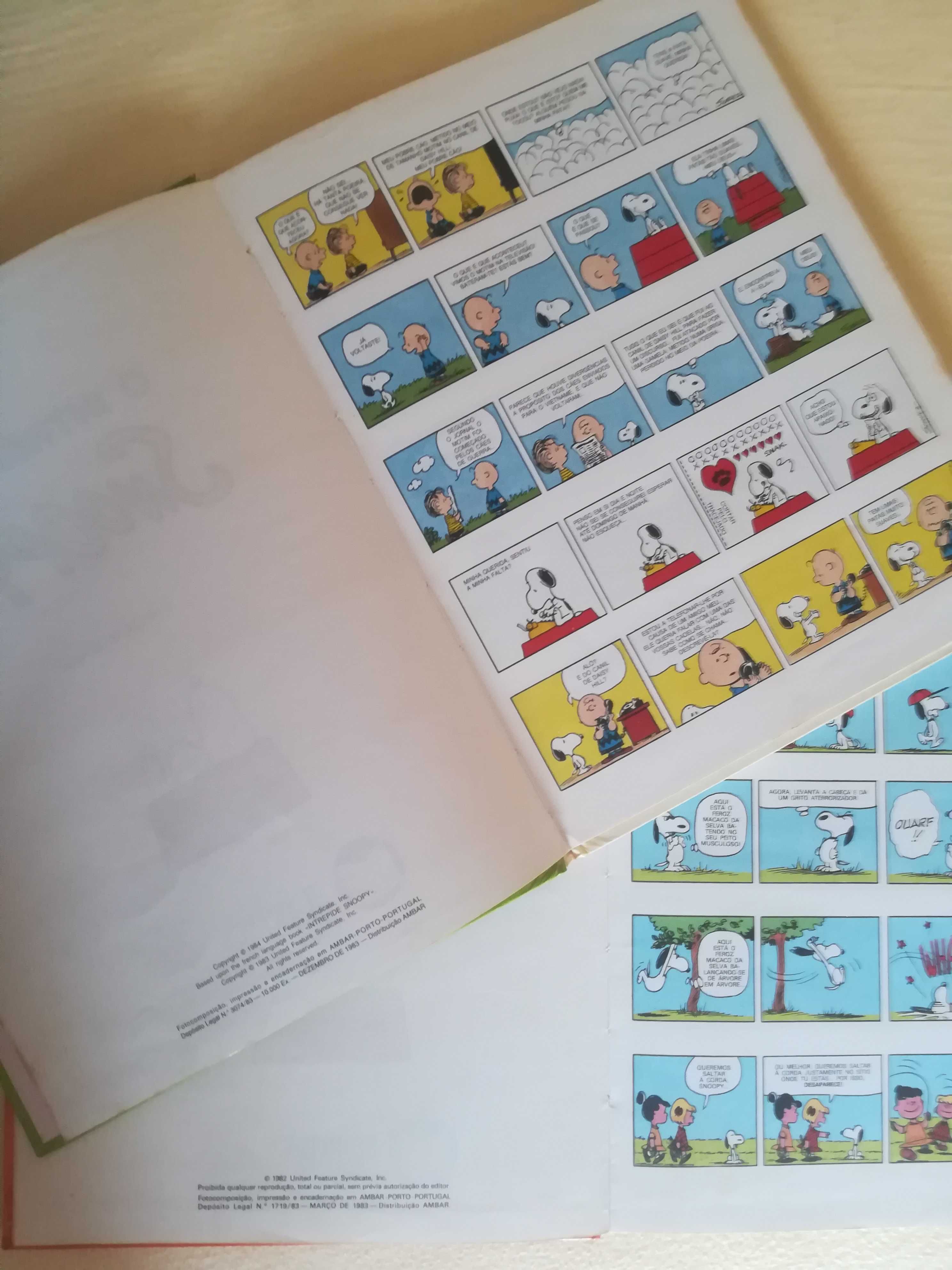 livros antigos do SNOOPY