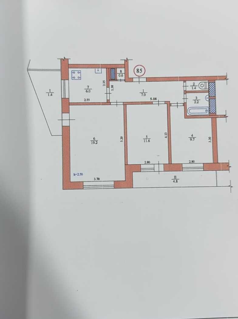 Продам 3х комнатную квартиру р-н Титова