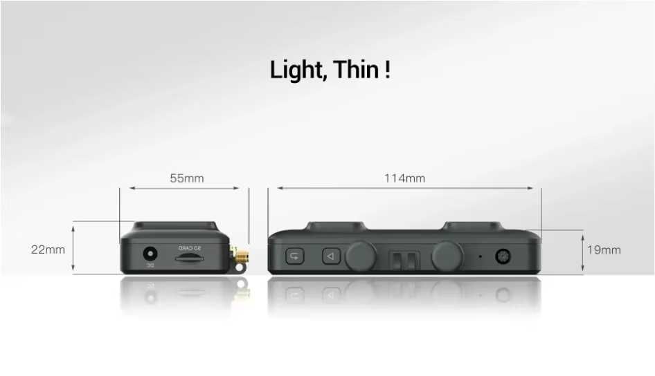 Відеоприймач VRX Caddx Walksnail Avatar 5.8G LHCP приймач caddxfpv