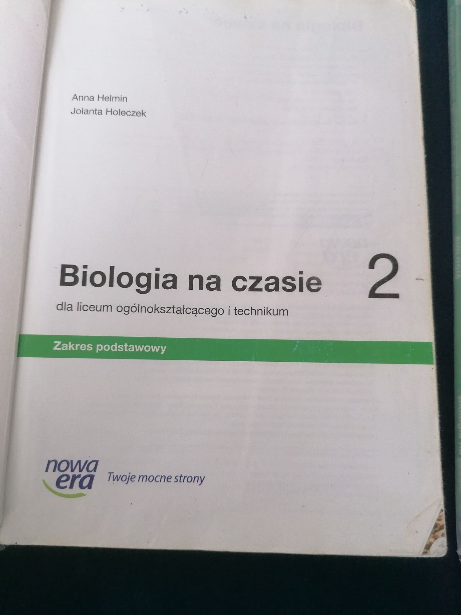 Biologia na czasie 2 Podręcznik i karty pracy Zakres podstawowy