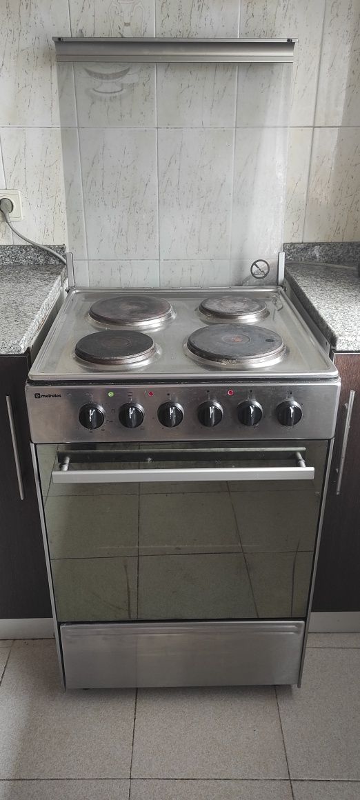 FOGÃO INOX MEIRELES (Forno nunca usado)