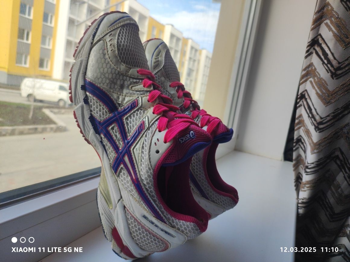 Кроссовки Asics женские t1b6n 40.5, 41 размер 25,5, 26 см