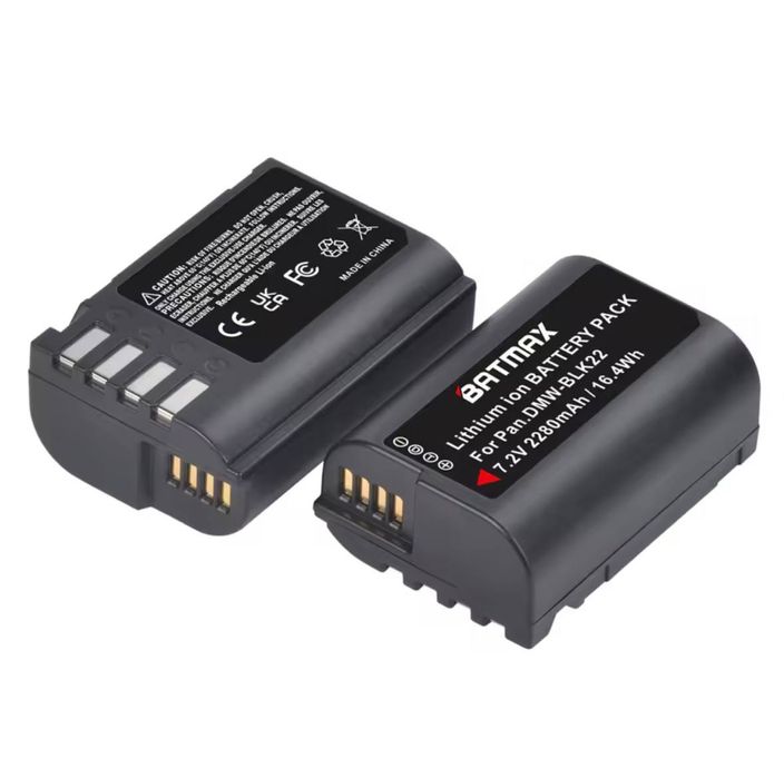 Запасний акумулятор batmax dmw blk 22 для panasonic