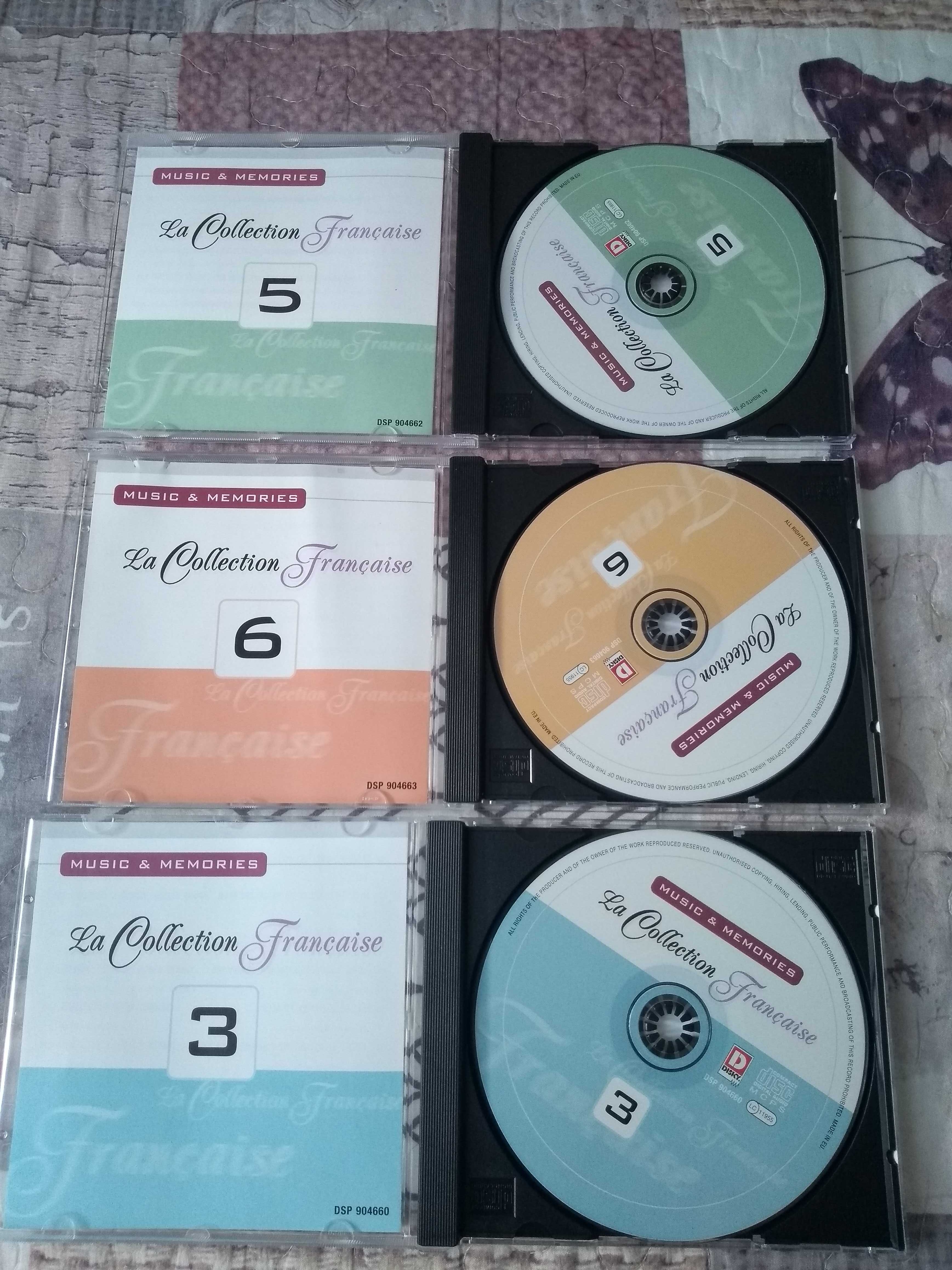 La Collection Francaise składanka piosenki francuskie 6 płyt CD