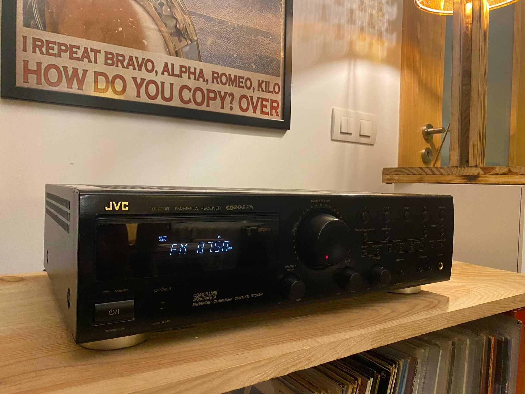 JVC RX-230R Stereo RDS Receiver