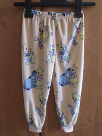 Spodnie piżamy welurowe Kubuś Puchatek rozmiar 98