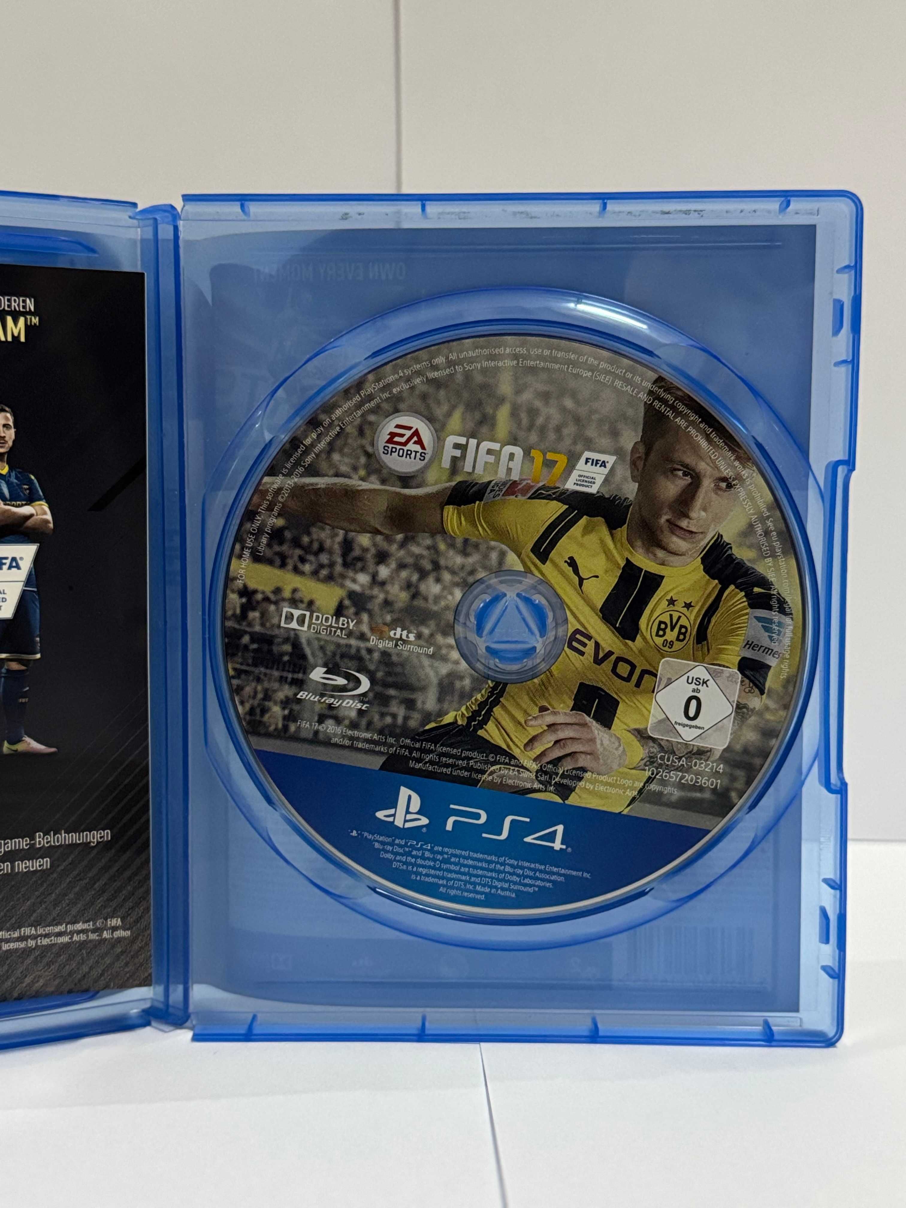 Gra Fifa 17 na PS4, POLSKA wersja, db stan!
