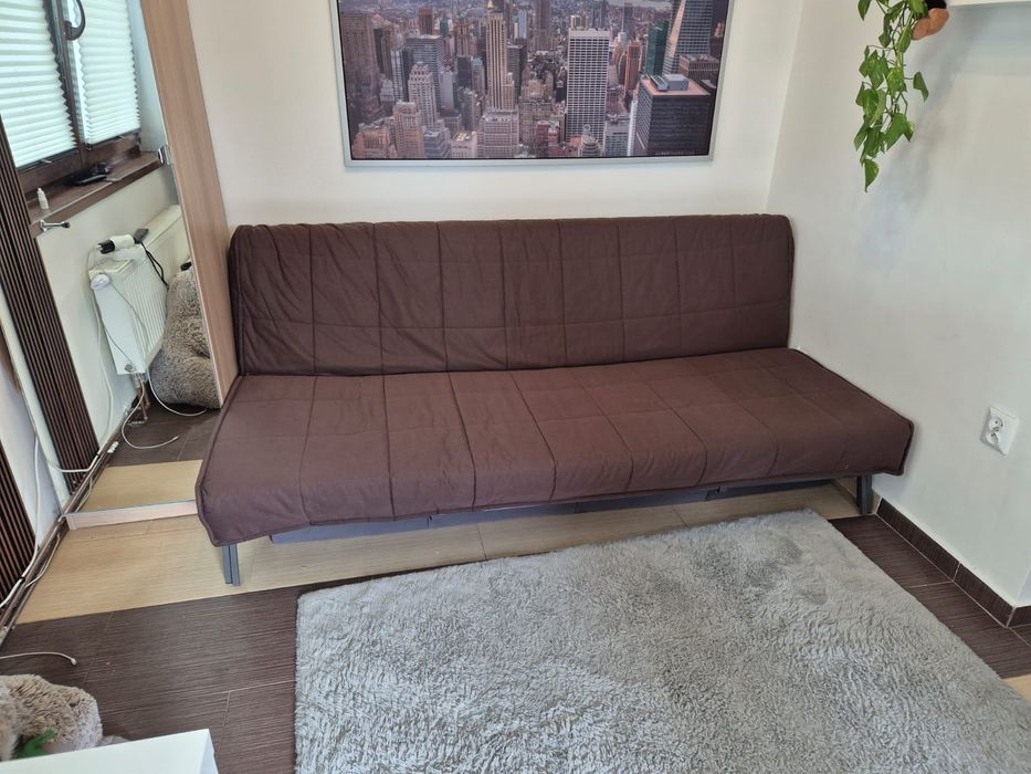 Kanapa Ikea Beddinge 2 osobowa rozkładana z pokrowcem