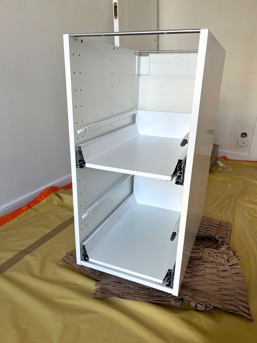 Złożona szafka kuchenna Ikea Metod 40 cm z szufladami MAXIMERA