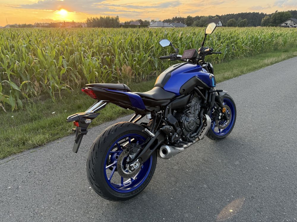 Yamaha MT07 A2 35kW rok 2024 Tablet Ładna Niemiec Transport