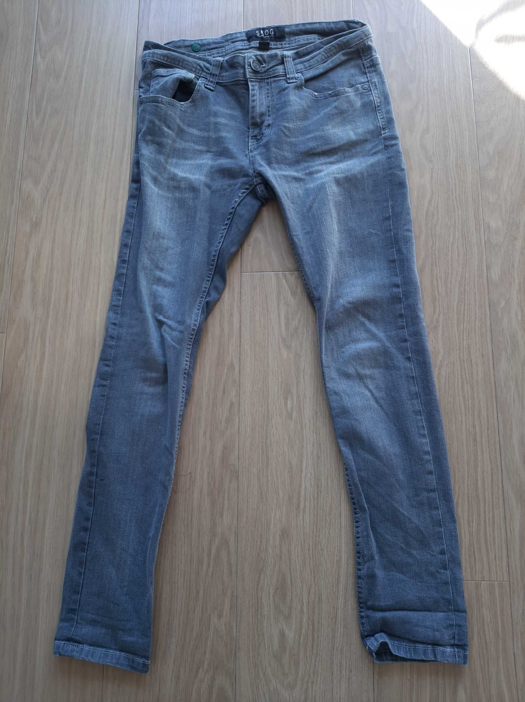 Szare jeansy Cropp/SMOG EUR29/30/S